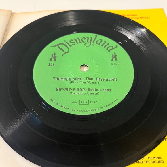 A Disneyland Record and Book Walt Disney Presents The Story of Thumper’s Race - Picture 6 of 7
